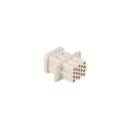 Molex Crimp Wire Connector, Gray, Polycarbonate Insulation, 250 V, 10 A 7617.5811.0